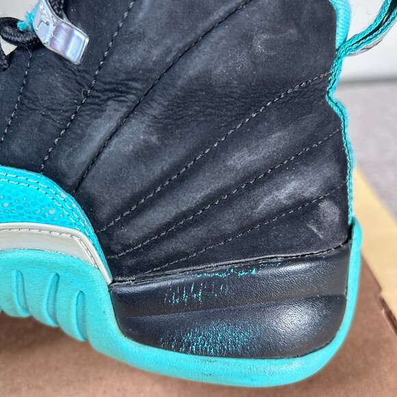 Jordan 12 Retro Hyper Jade Sneaker Shoes (GS) Kids 6.5Y 510815-017 - Picture 12 of 16